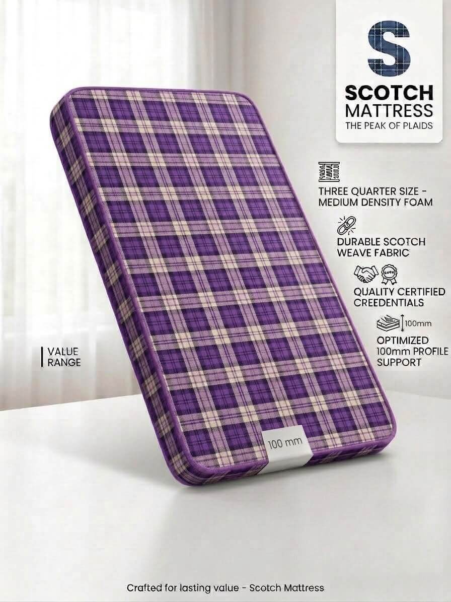 1880 × 1070 mm 100mm Striped Mattress